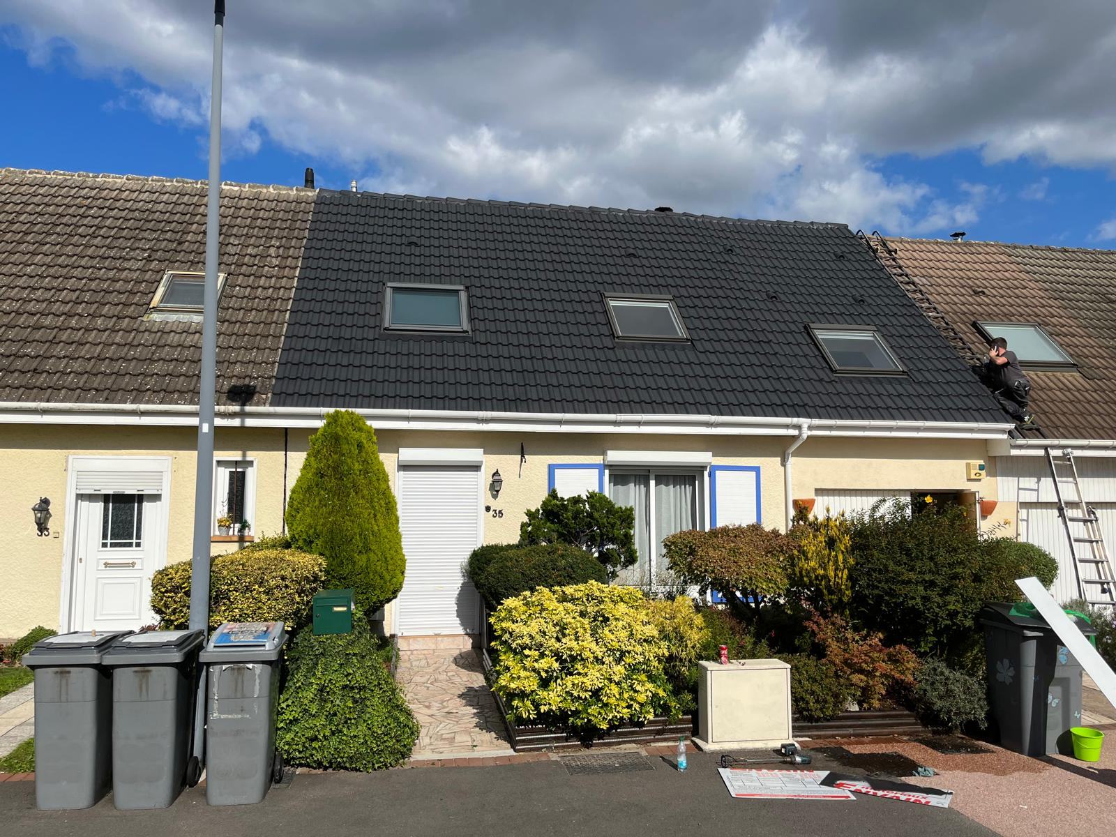 Après — toiture neuve et Velux — MS Couverture.Pro