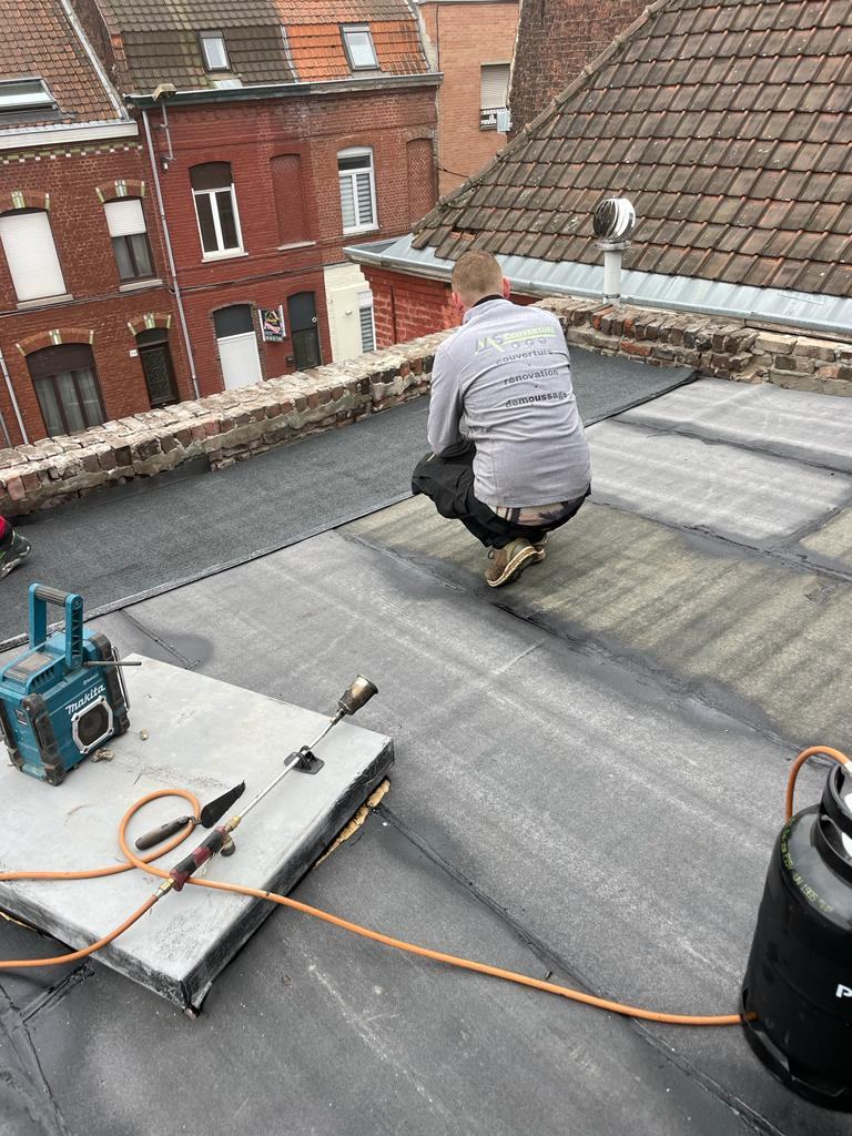 Étanchéité toit-terrasse au chalumeau — MS Couverture.Pro