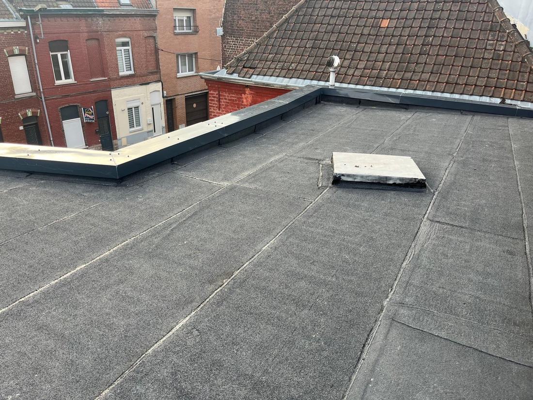 Toit-terrasse avant intervention — MS Couverture.Pro